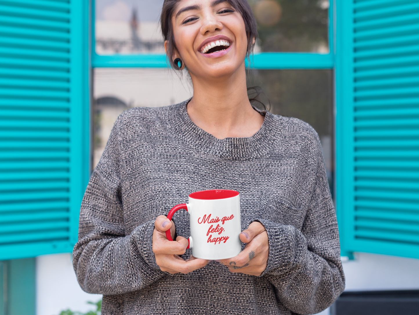 Happy Coffee Mug (11, 15oz)