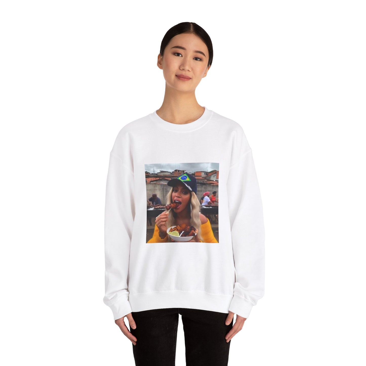 Bey Churras in Favela Series Unisex Crewneck Sweatshirt