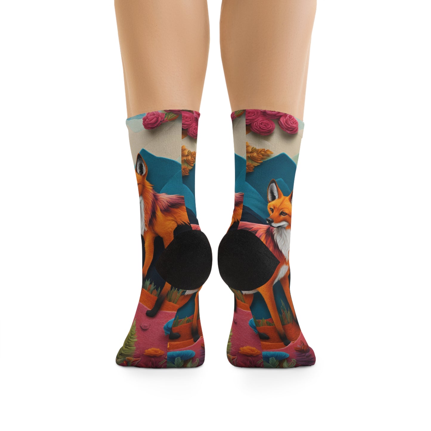 Mained Wolf Lobo Guara Socks