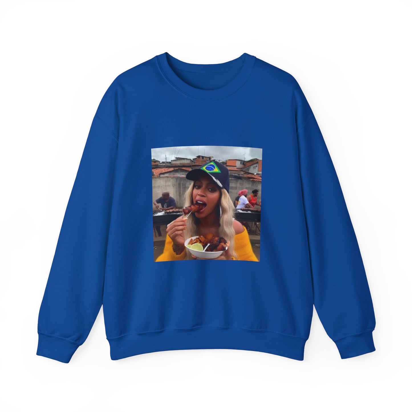 Bey Churras in Favela Series Unisex Crewneck Sweatshirt