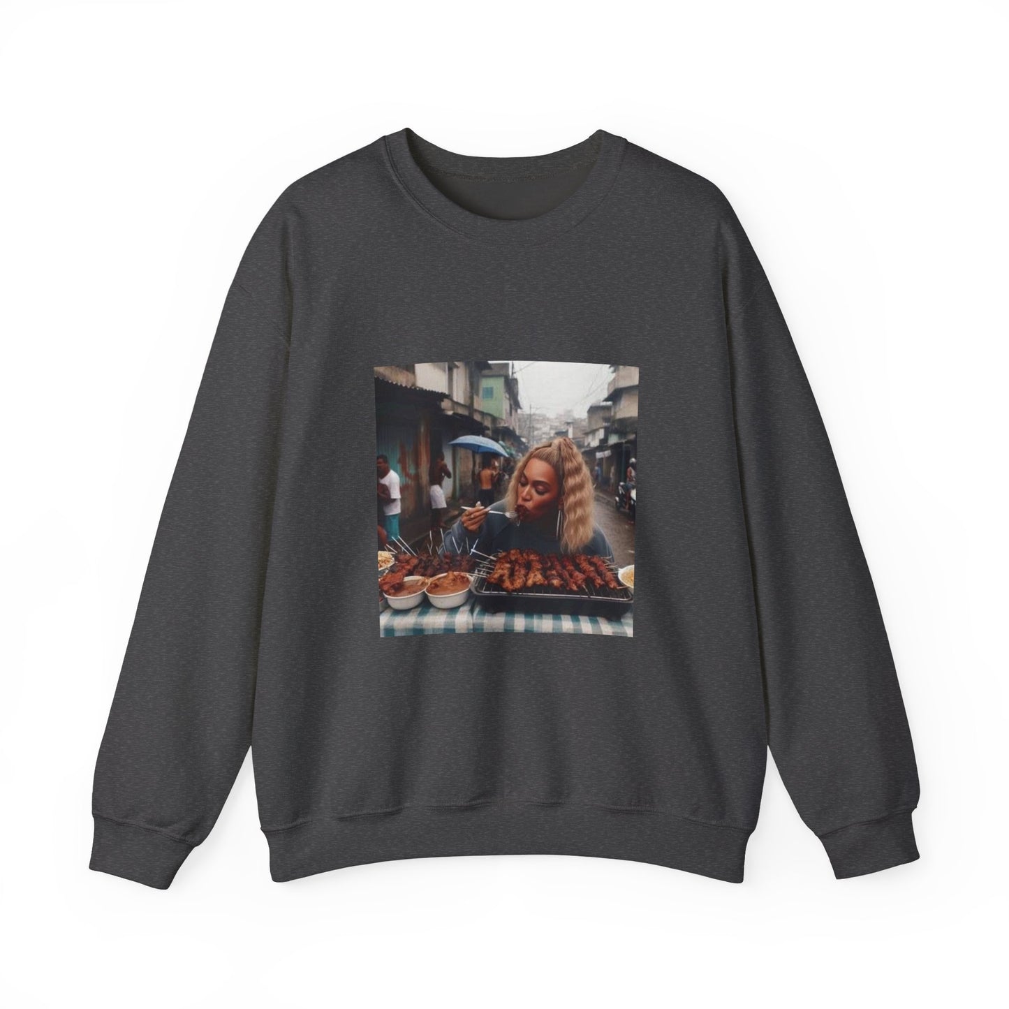 Bey Churras in Favela Series Unisex Crewneck Sweatshirt