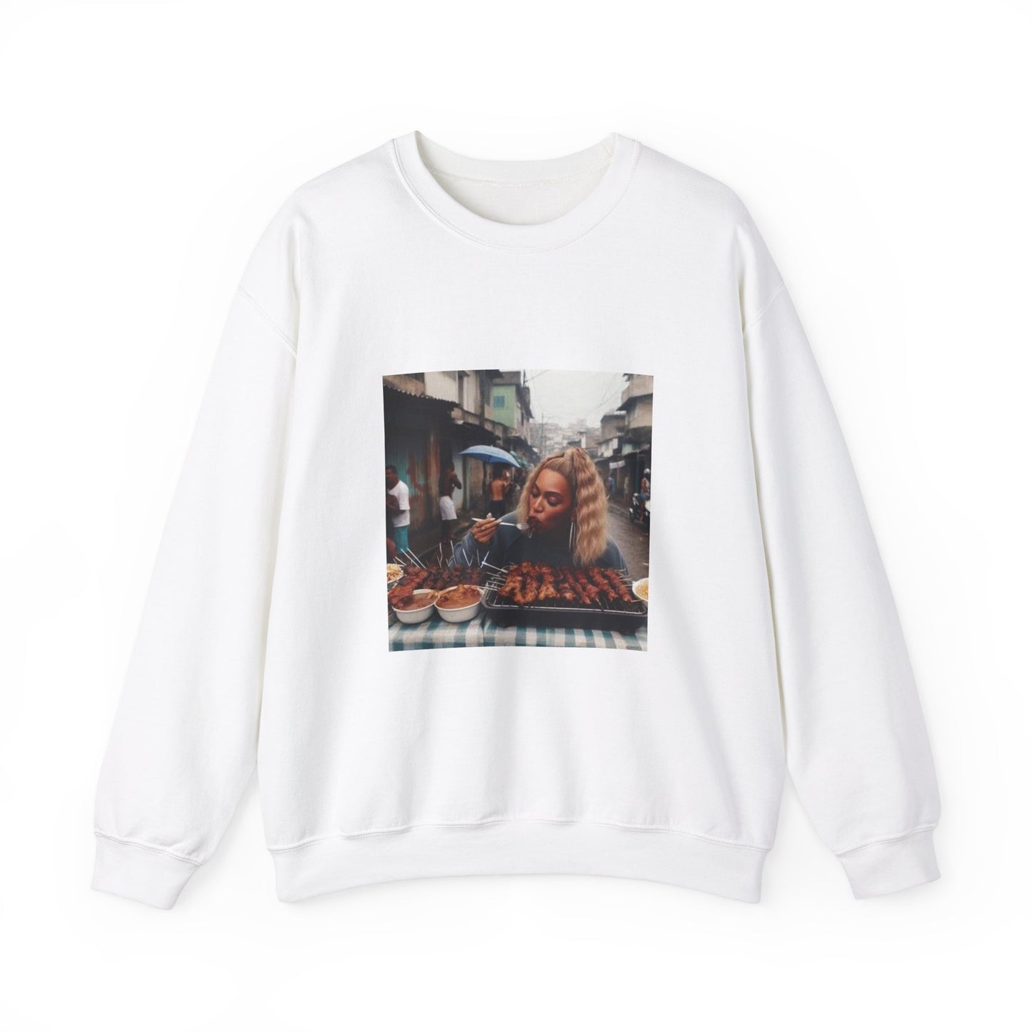 Bey Churras in Favela Series Unisex Crewneck Sweatshirt