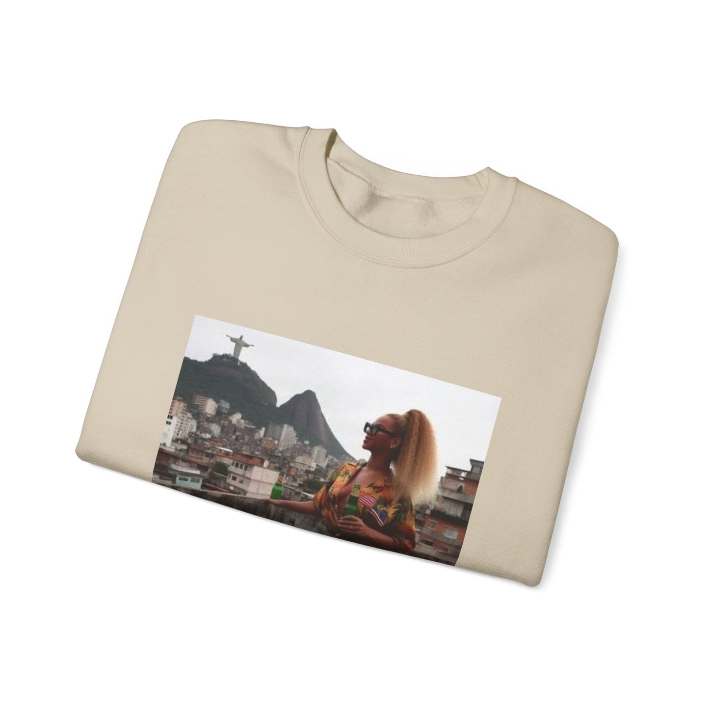 Bey Churras in Favela Series Unisex Crewneck Sweatshirt