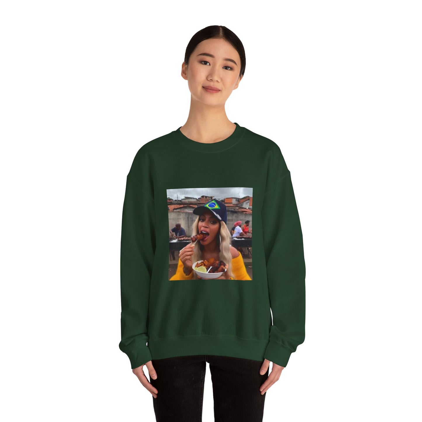 Bey Churras in Favela Series Unisex Crewneck Sweatshirt