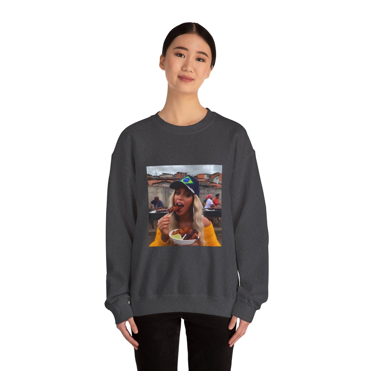 Bey Churras in Favela Series Unisex Crewneck Sweatshirt