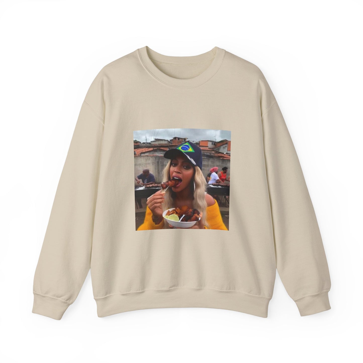 Bey Churras in Favela Series Unisex Crewneck Sweatshirt