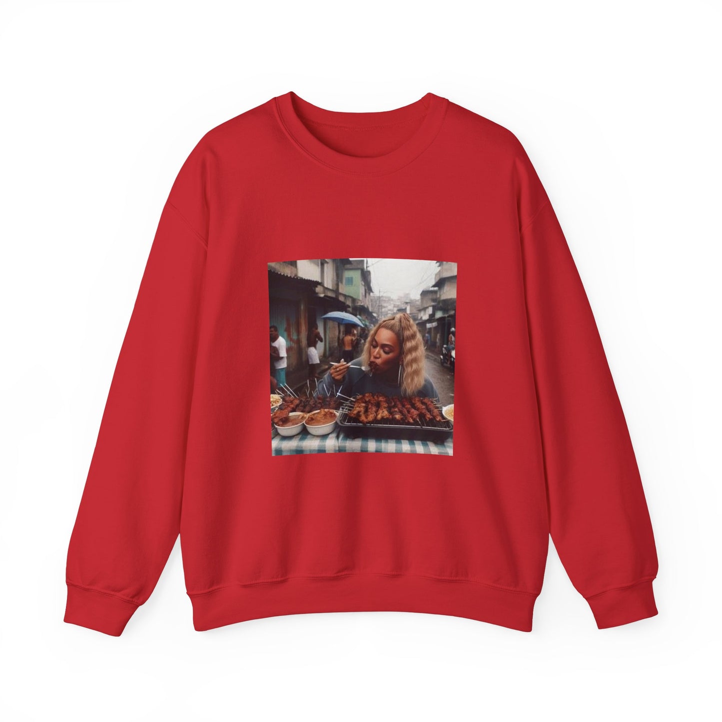 Bey Churras in Favela Series Unisex Crewneck Sweatshirt