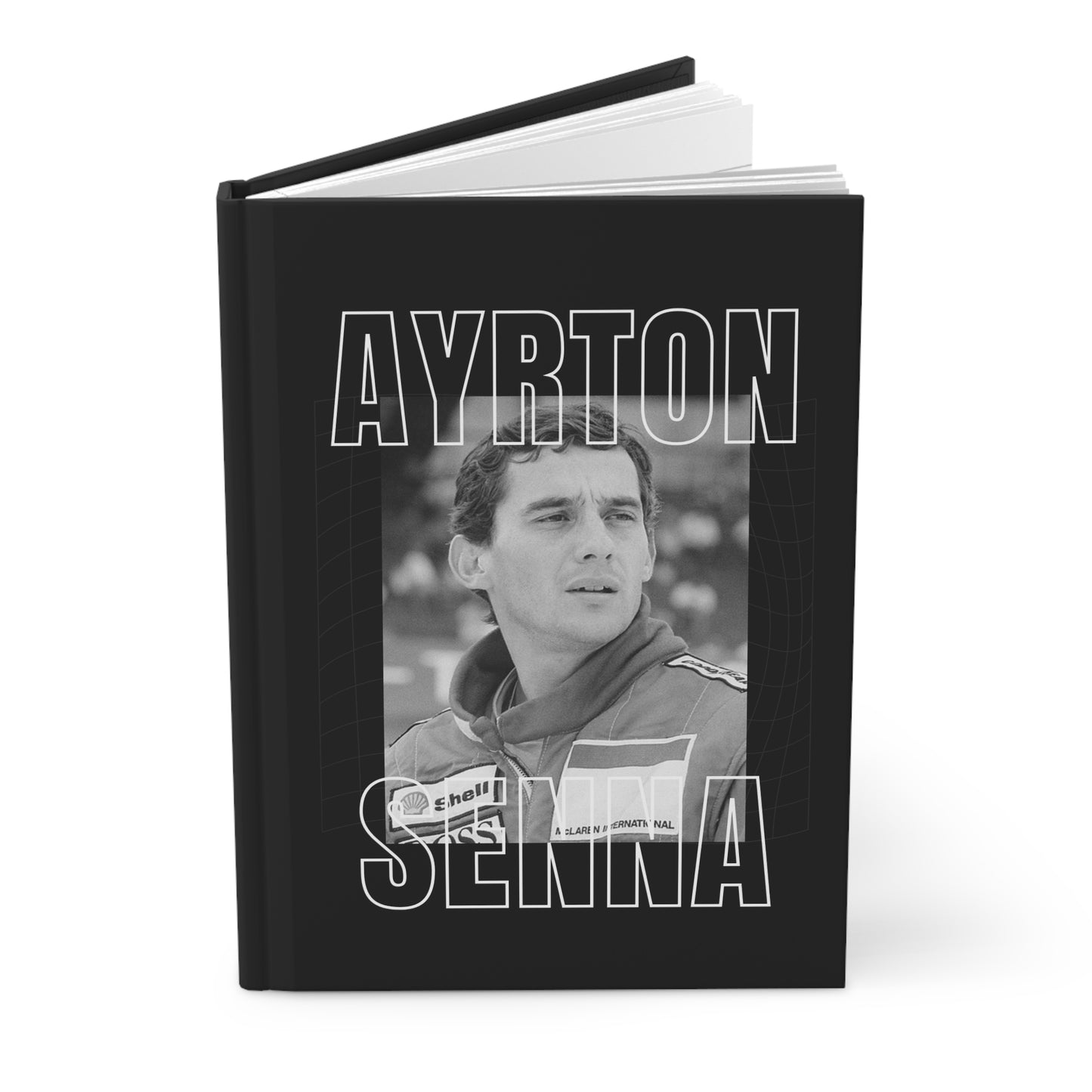 Ayrton Senna Hardcover Journal - Brazilian Idols Collection