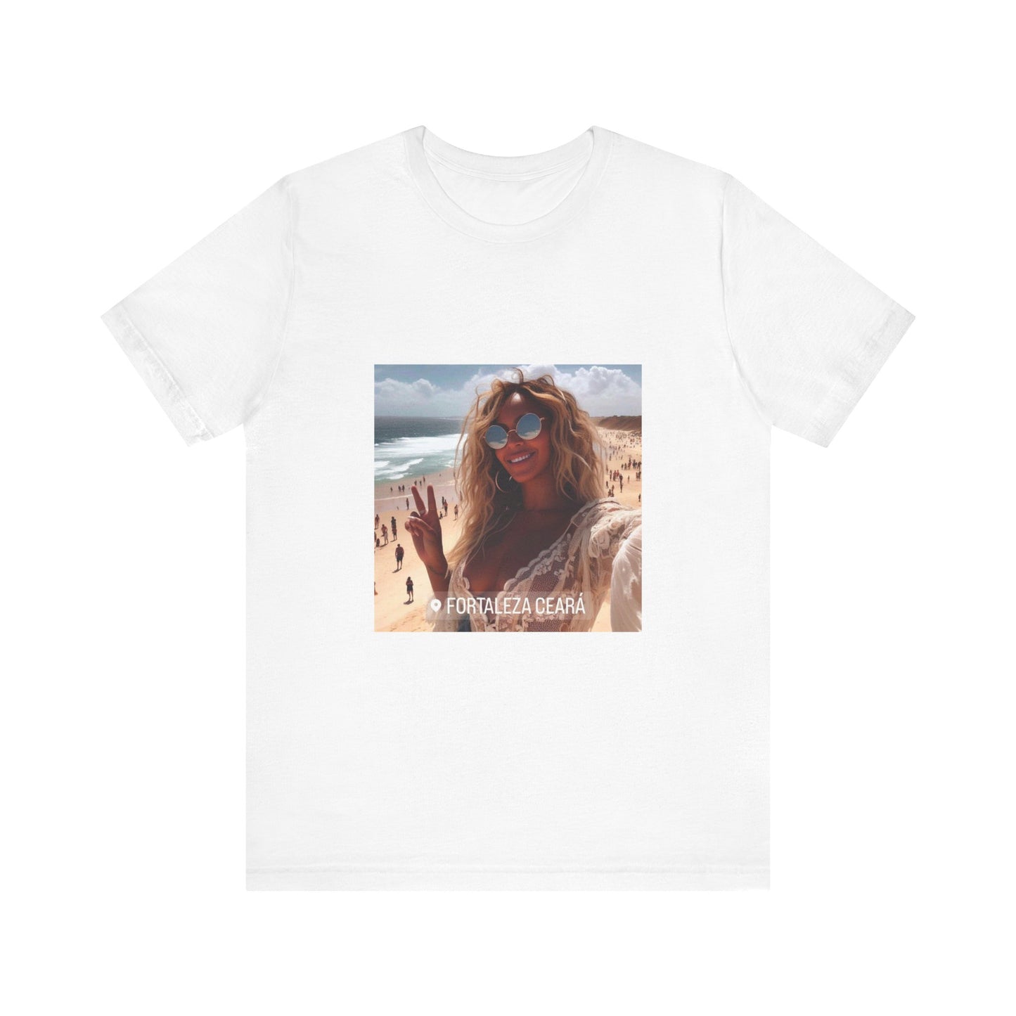 Bey in Fortaleza Unisex Short Sleeve Tee