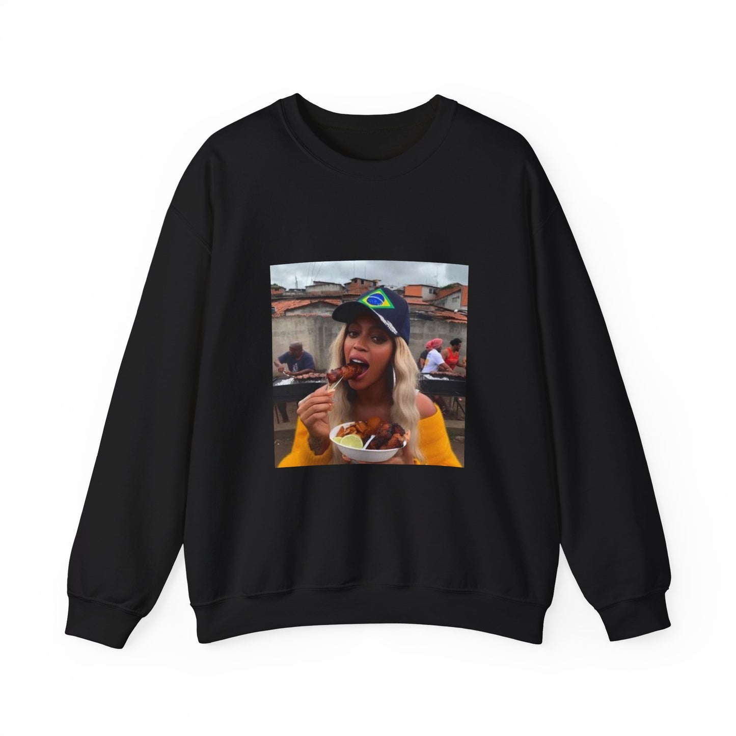 Bey Churras in Favela Series Unisex Crewneck Sweatshirt