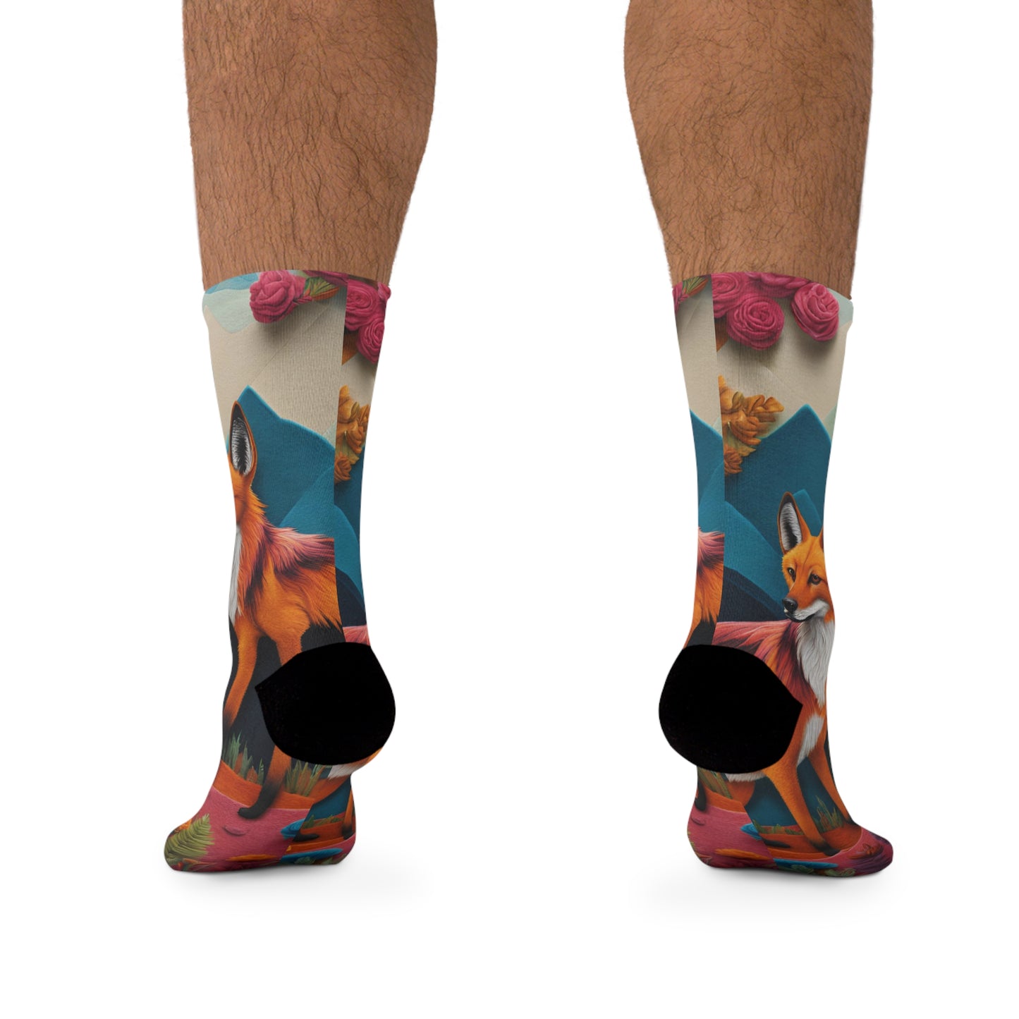 Mained Wolf Lobo Guara Socks