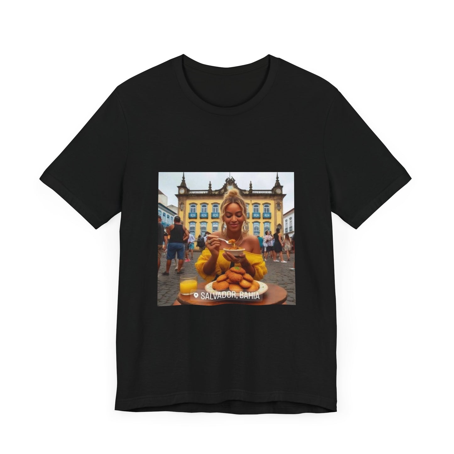 Bey in Salvador Unisex Short Sleeve Tee