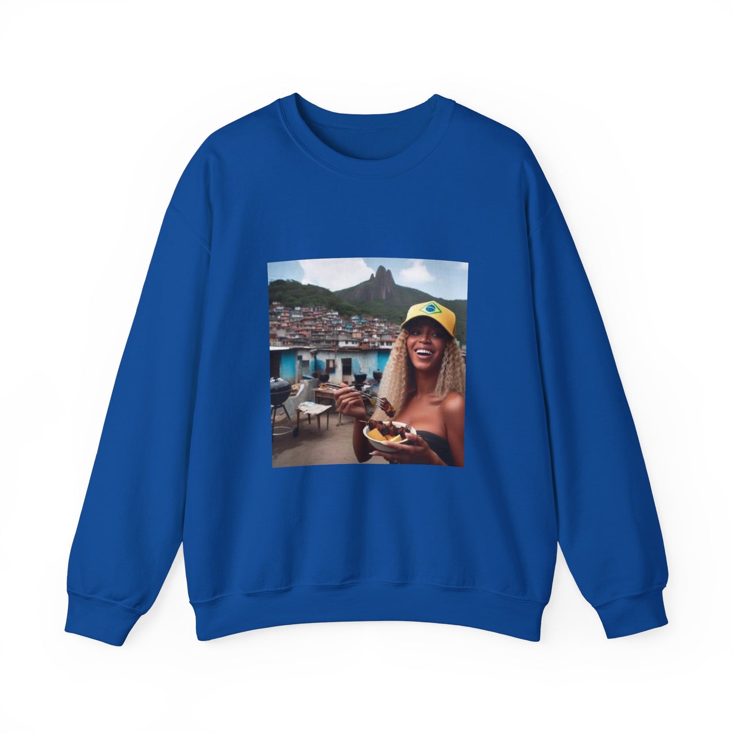 Bey Churras in Favela Series Unisex Crewneck Sweatshirt