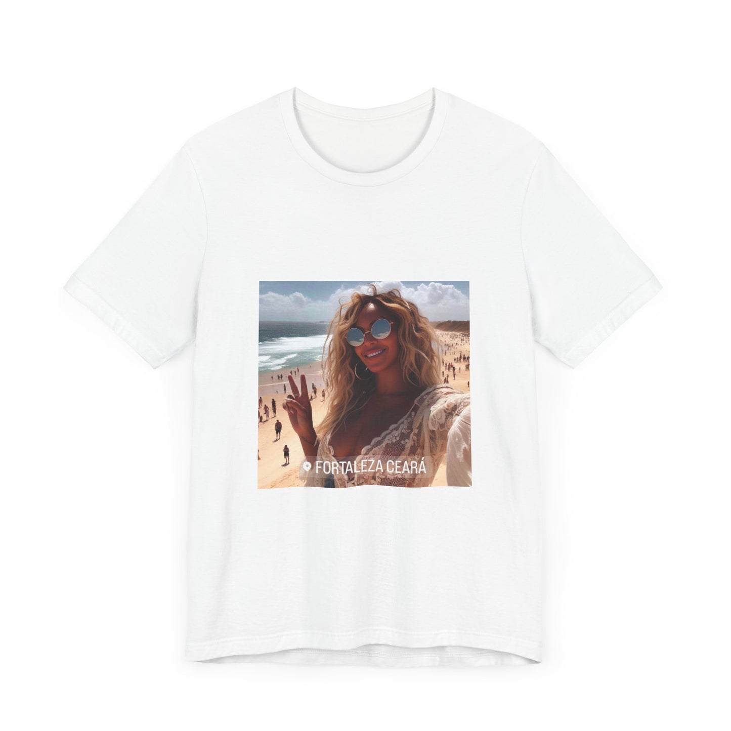 Bey in Fortaleza Unisex Short Sleeve Tee