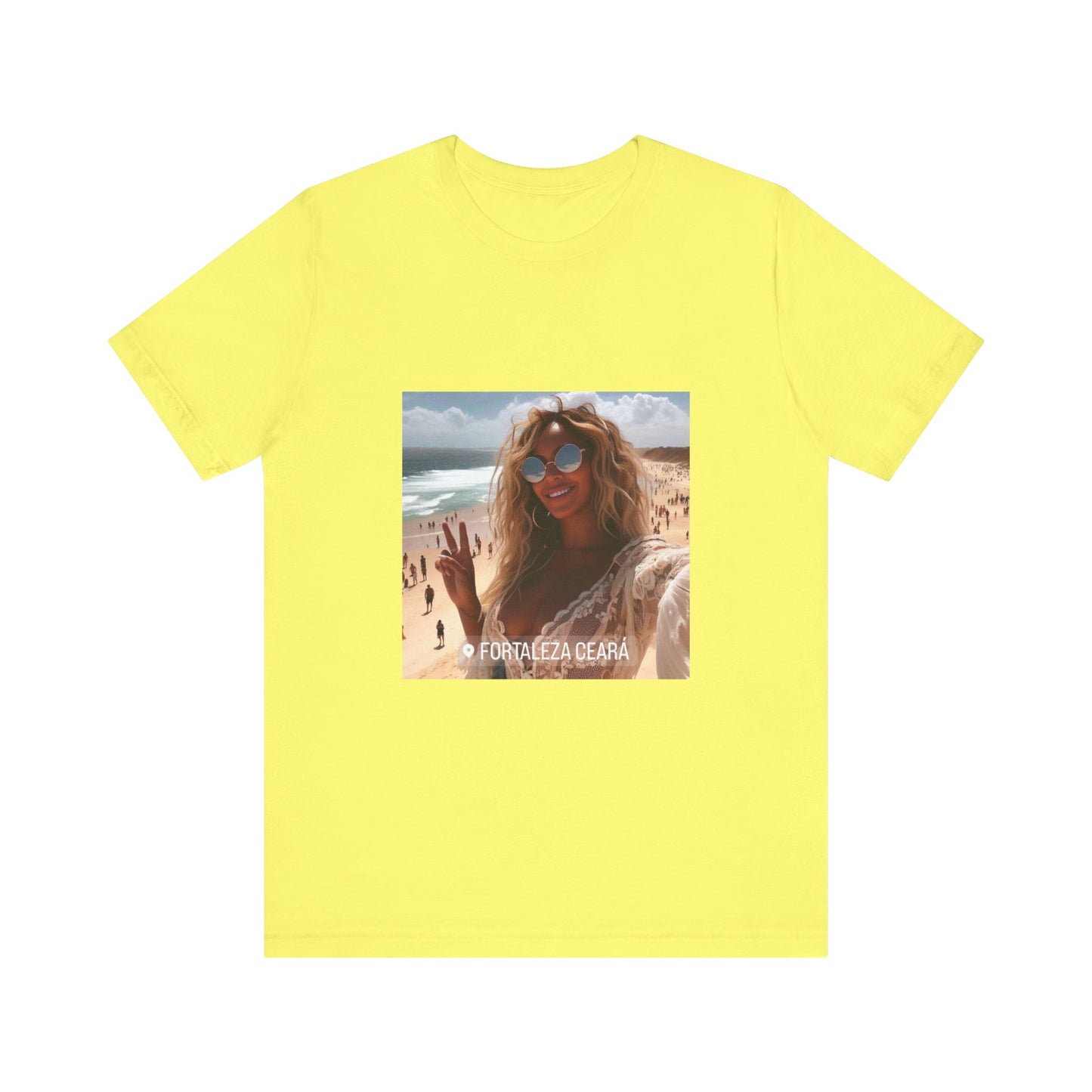 Bey in Fortaleza Unisex Short Sleeve Tee