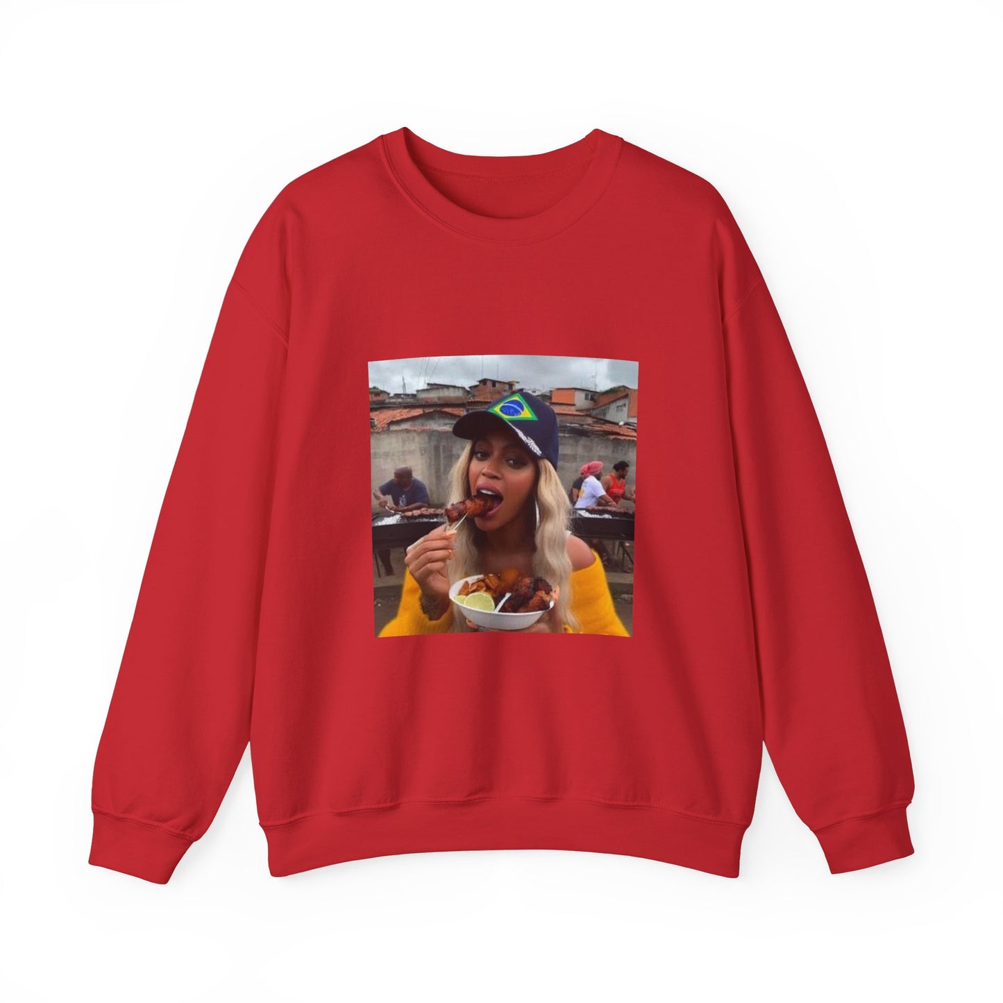 Bey Churras in Favela Series Unisex Crewneck Sweatshirt