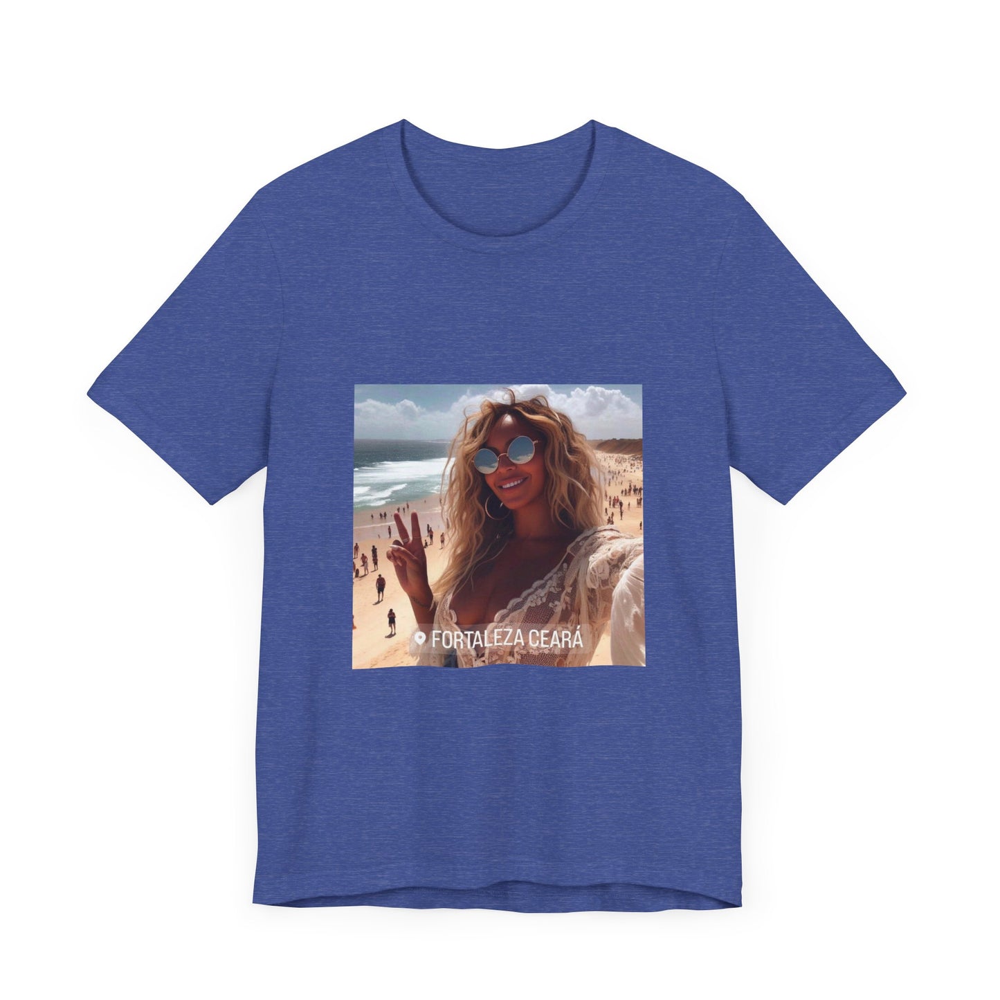 Bey in Fortaleza Unisex Short Sleeve Tee