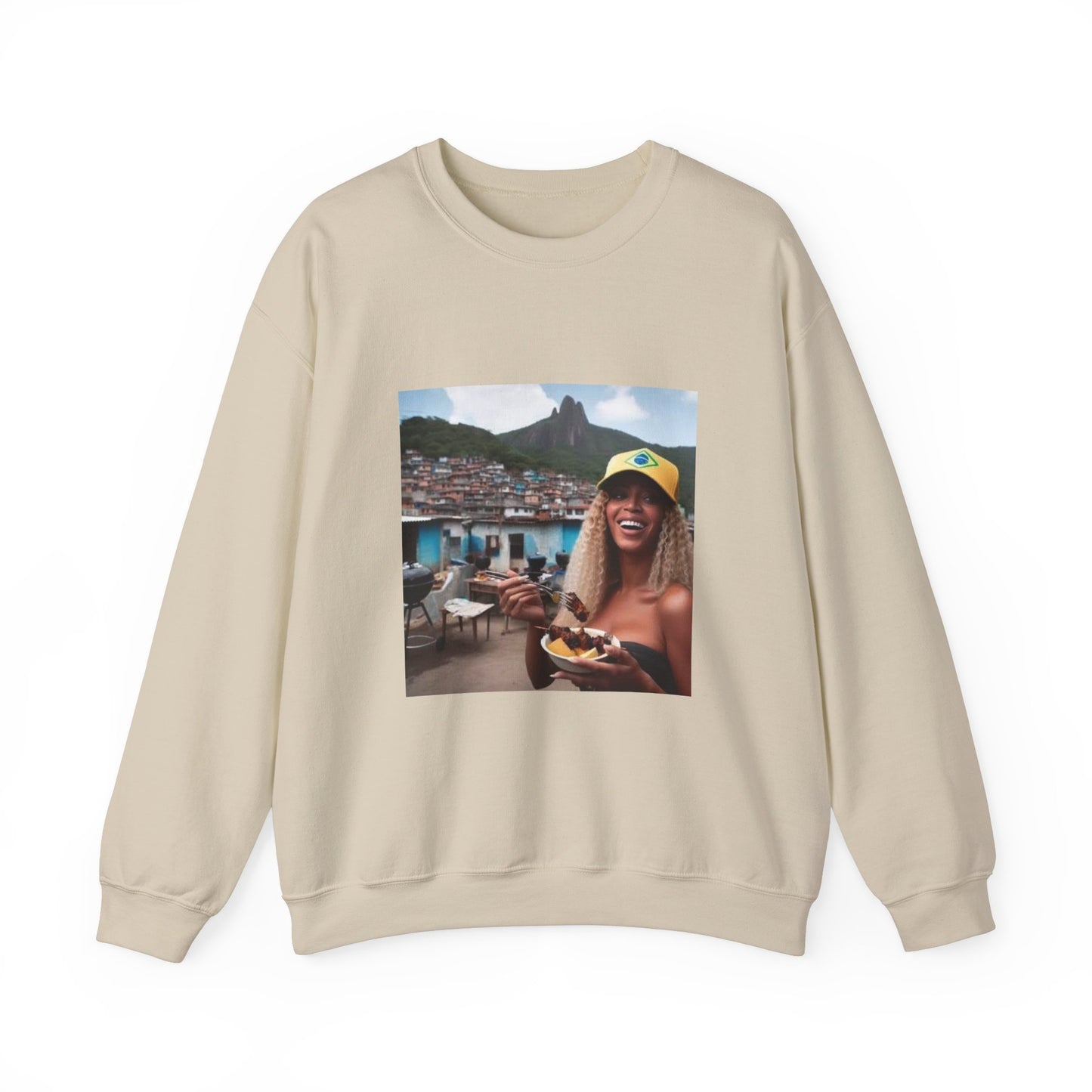 Bey Churras in Favela Series Unisex Crewneck Sweatshirt