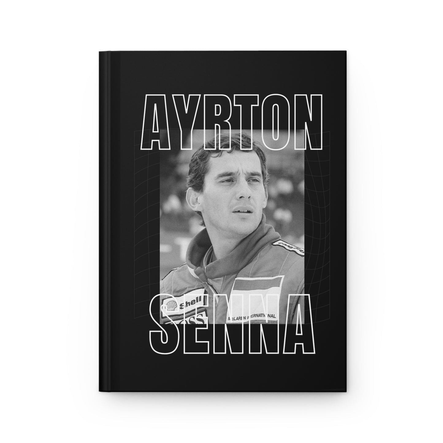 Ayrton Senna Hardcover Journal - Brazilian Idols Collection