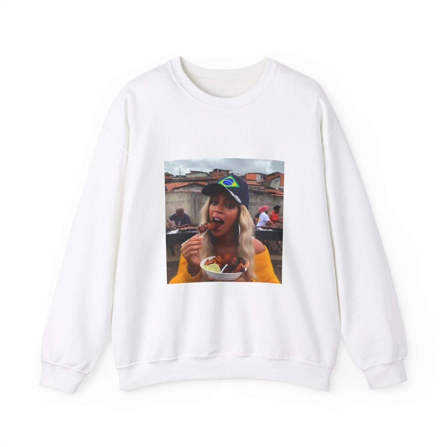 Bey Churras in Favela Series Unisex Crewneck Sweatshirt