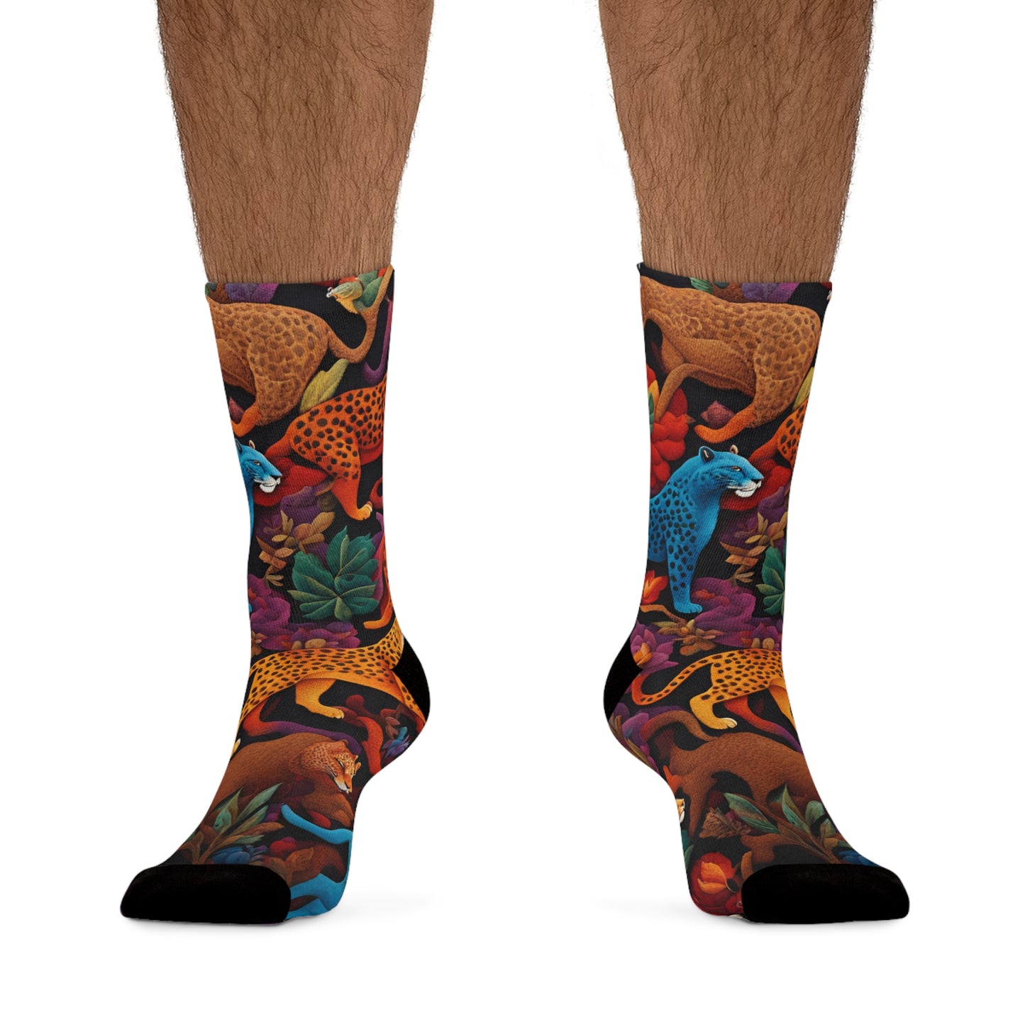 Colorful Jaguar Socks