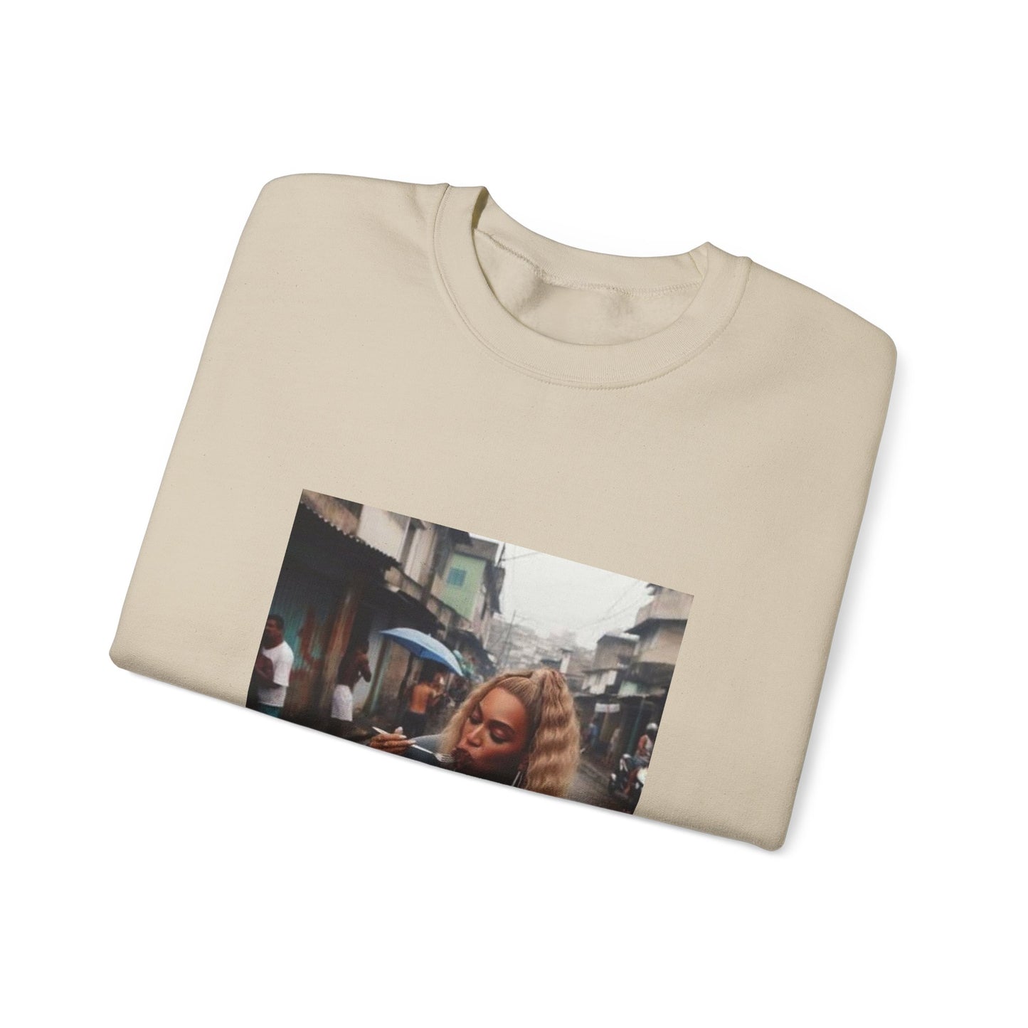 Bey Churras in Favela Series Unisex Crewneck Sweatshirt