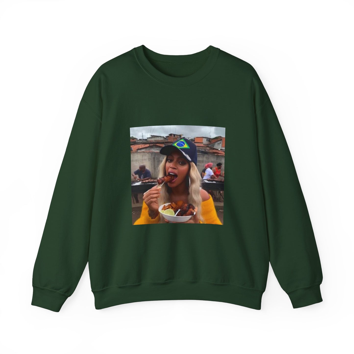 Bey Churras in Favela Series Unisex Crewneck Sweatshirt