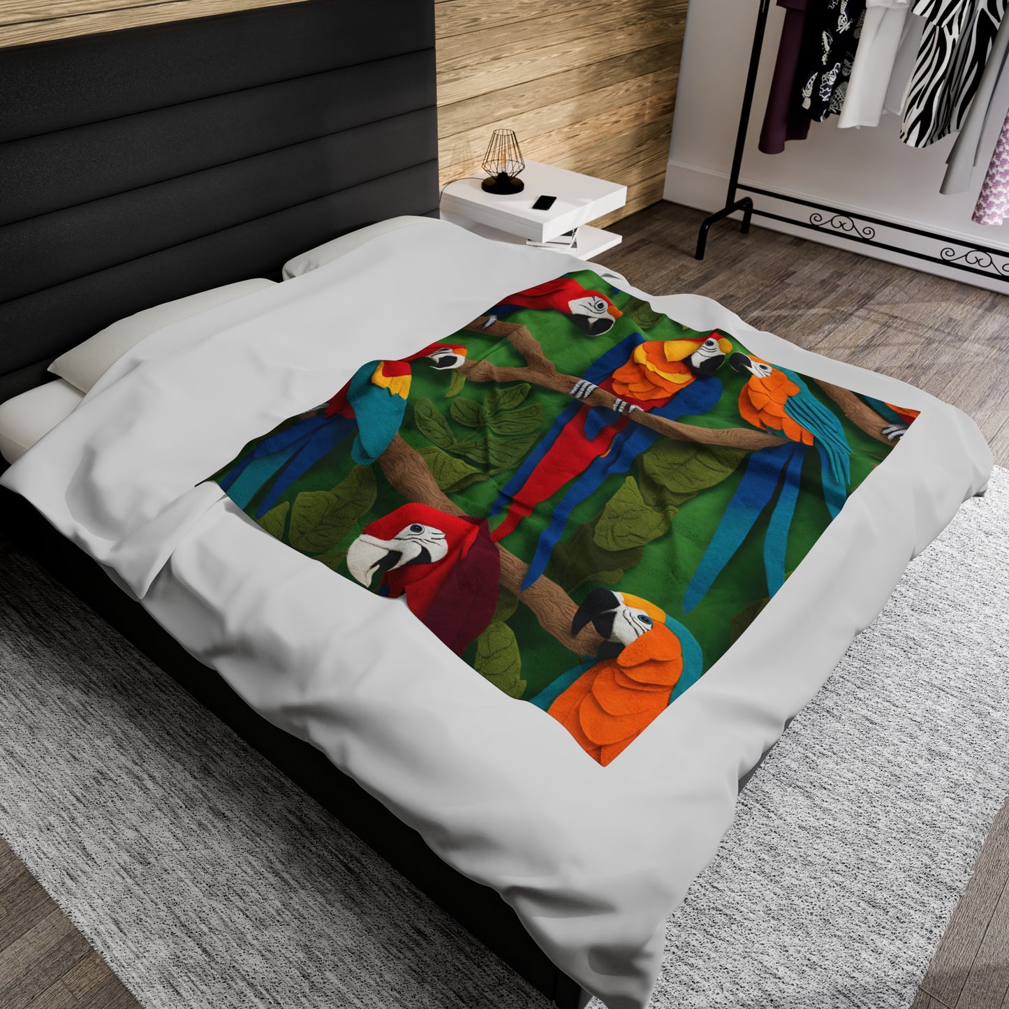 Macaw Plush Blanket