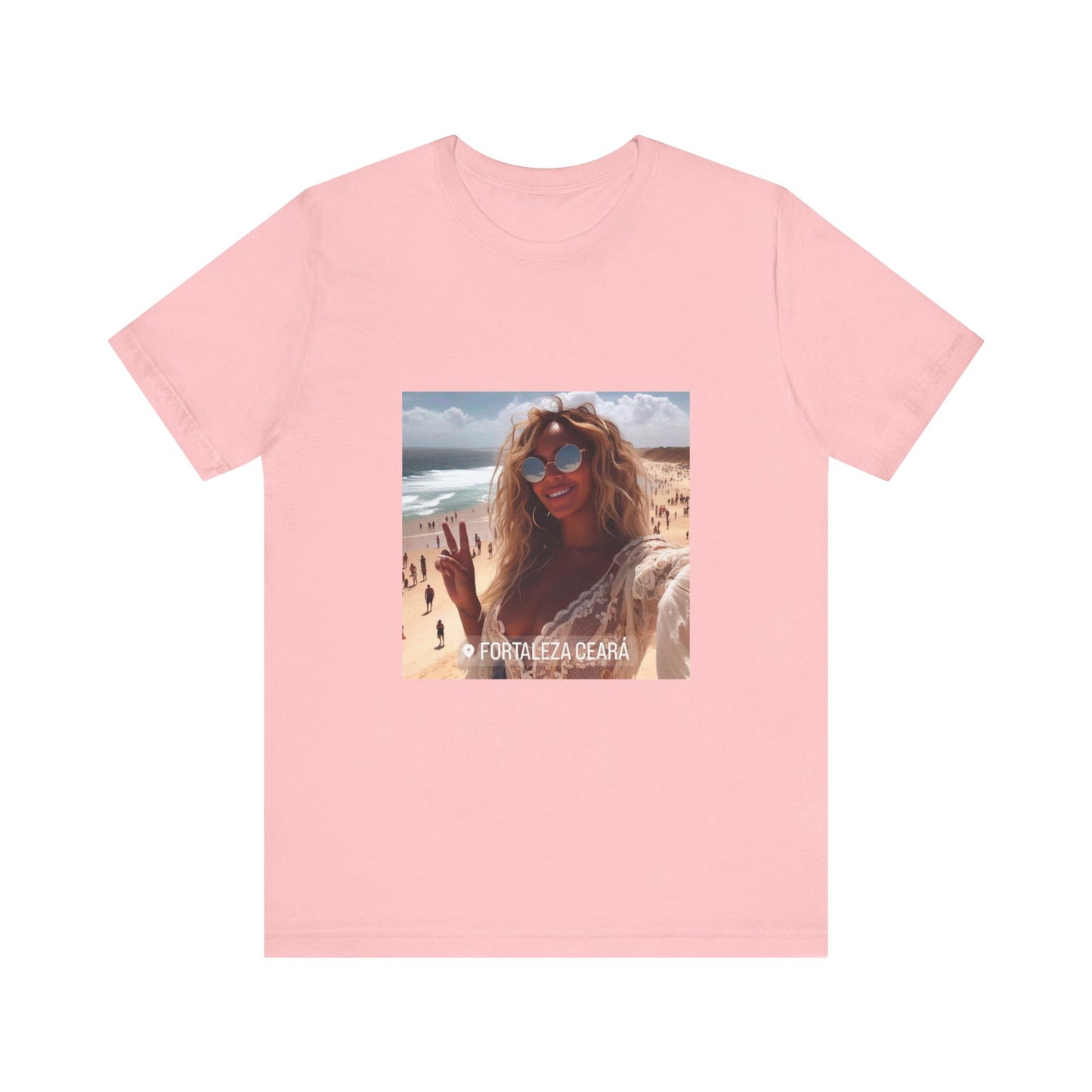 Bey in Fortaleza Unisex Short Sleeve Tee