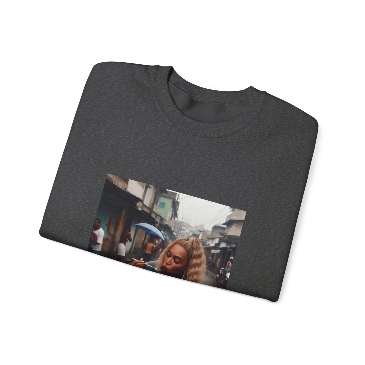 Bey Churras in Favela Series Unisex Crewneck Sweatshirt