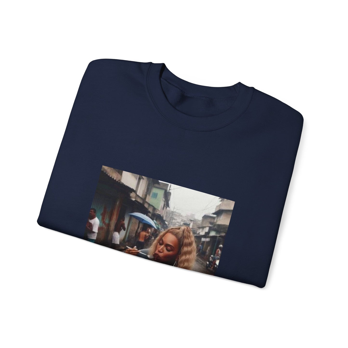 Bey Churras in Favela Series Unisex Crewneck Sweatshirt