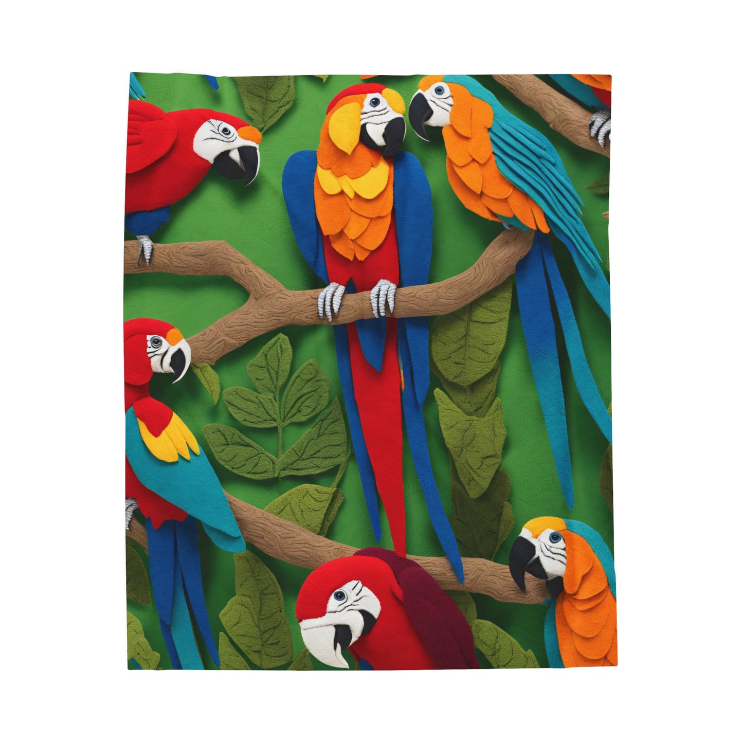 Macaw Plush Blanket