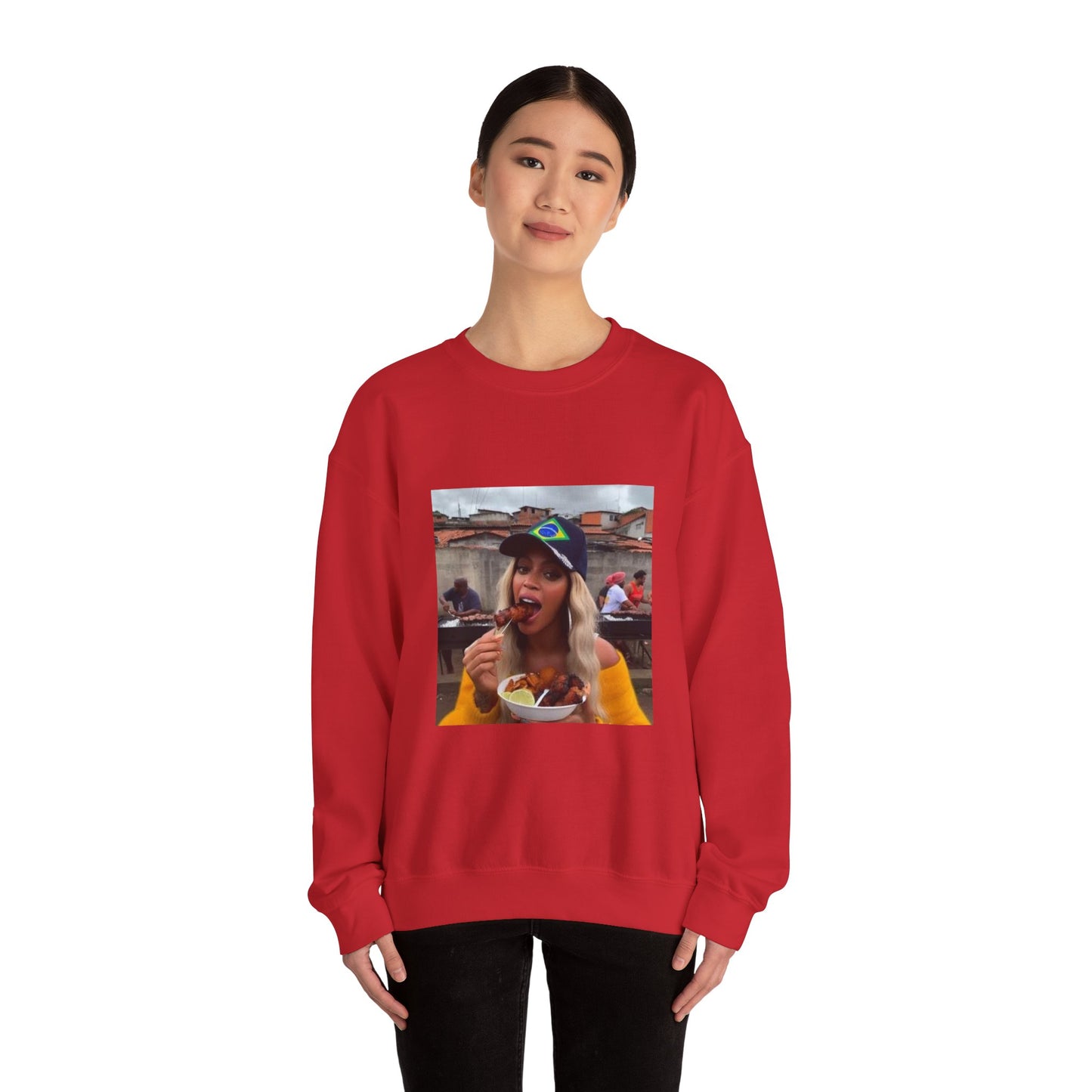 Bey Churras in Favela Series Unisex Crewneck Sweatshirt