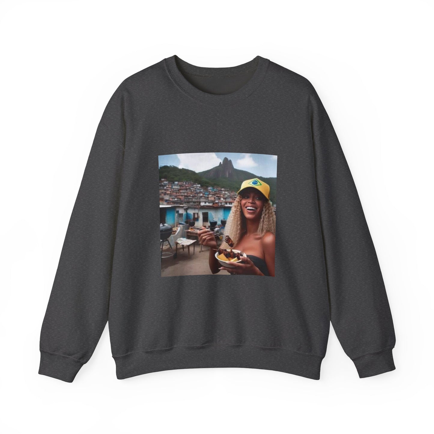 Bey Churras in Favela Series Unisex Crewneck Sweatshirt