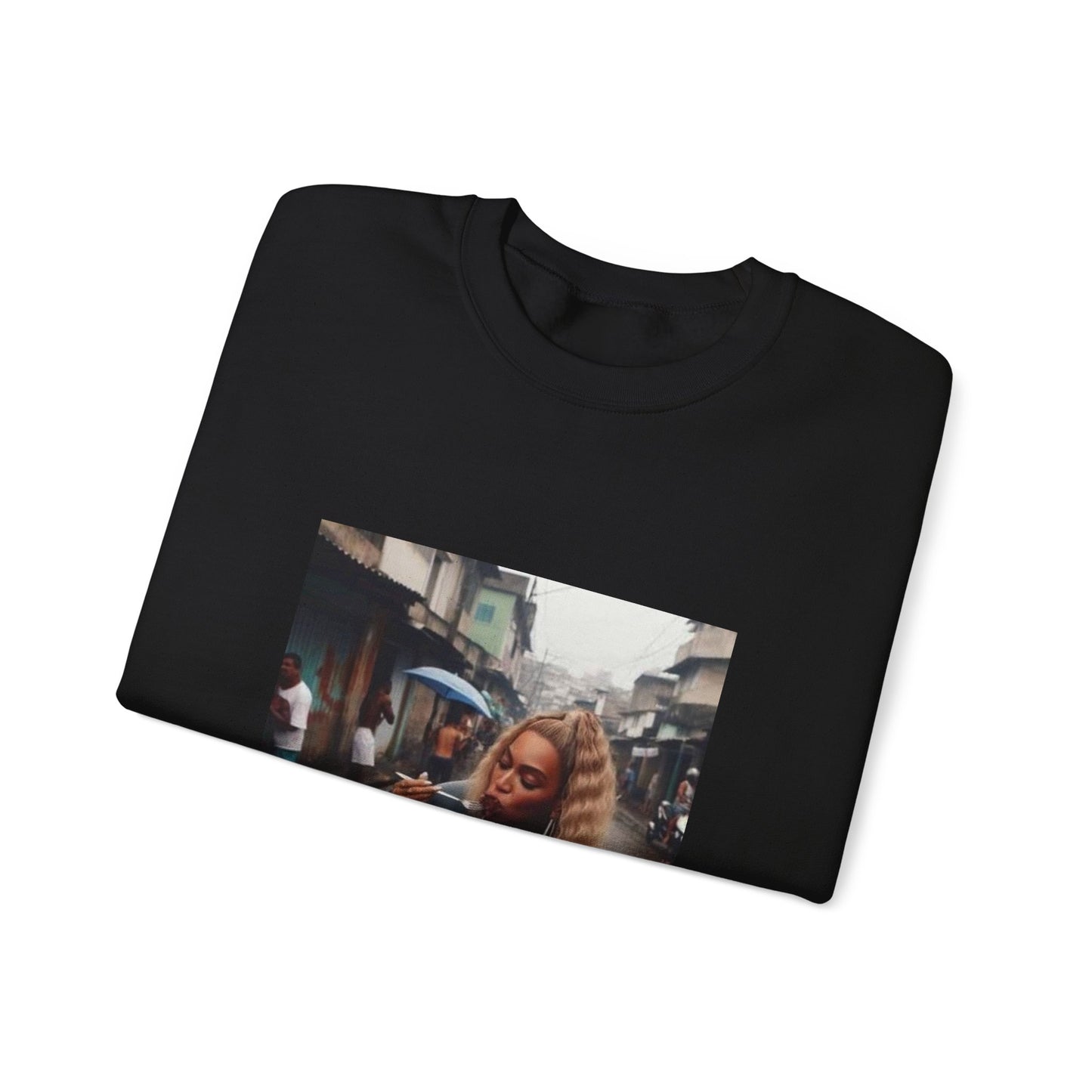 Bey Churras in Favela Series Unisex Crewneck Sweatshirt