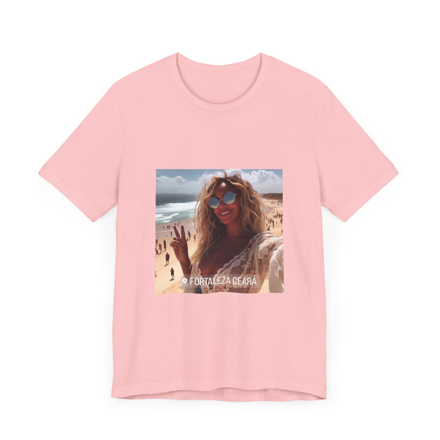 Bey in Fortaleza Unisex Short Sleeve Tee