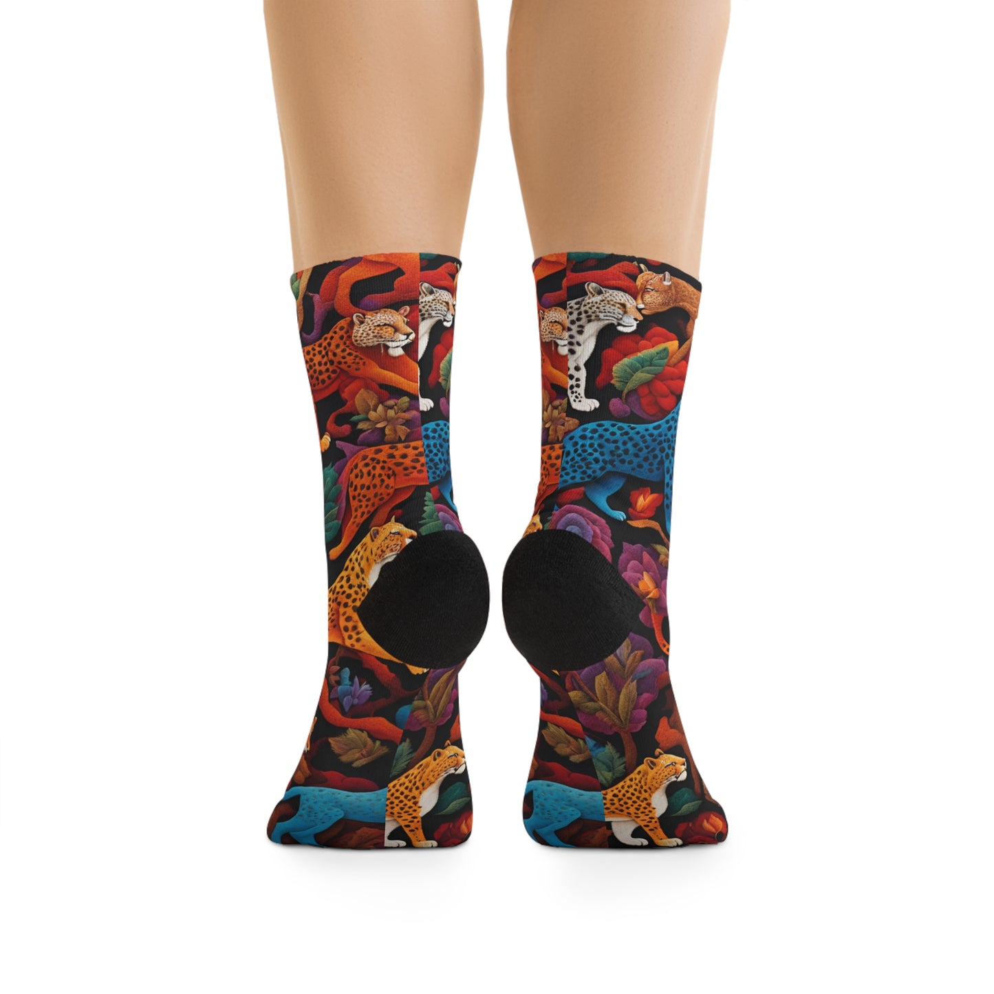 Colorful Jaguar Socks