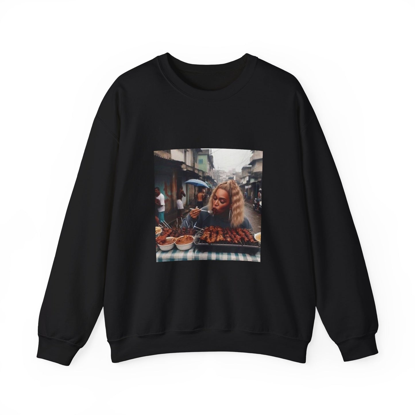 Bey Churras in Favela Series Unisex Crewneck Sweatshirt