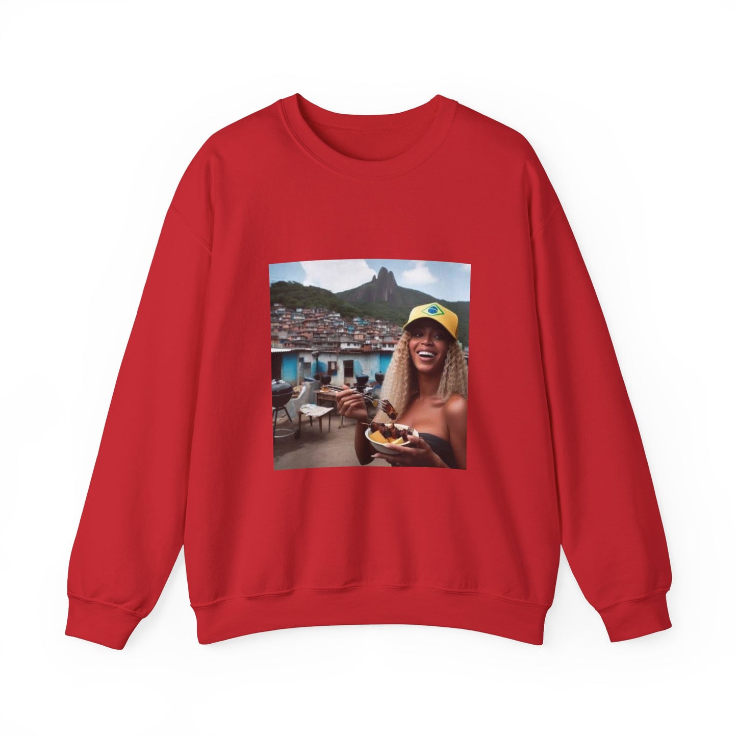 Bey Churras in Favela Series Unisex Crewneck Sweatshirt