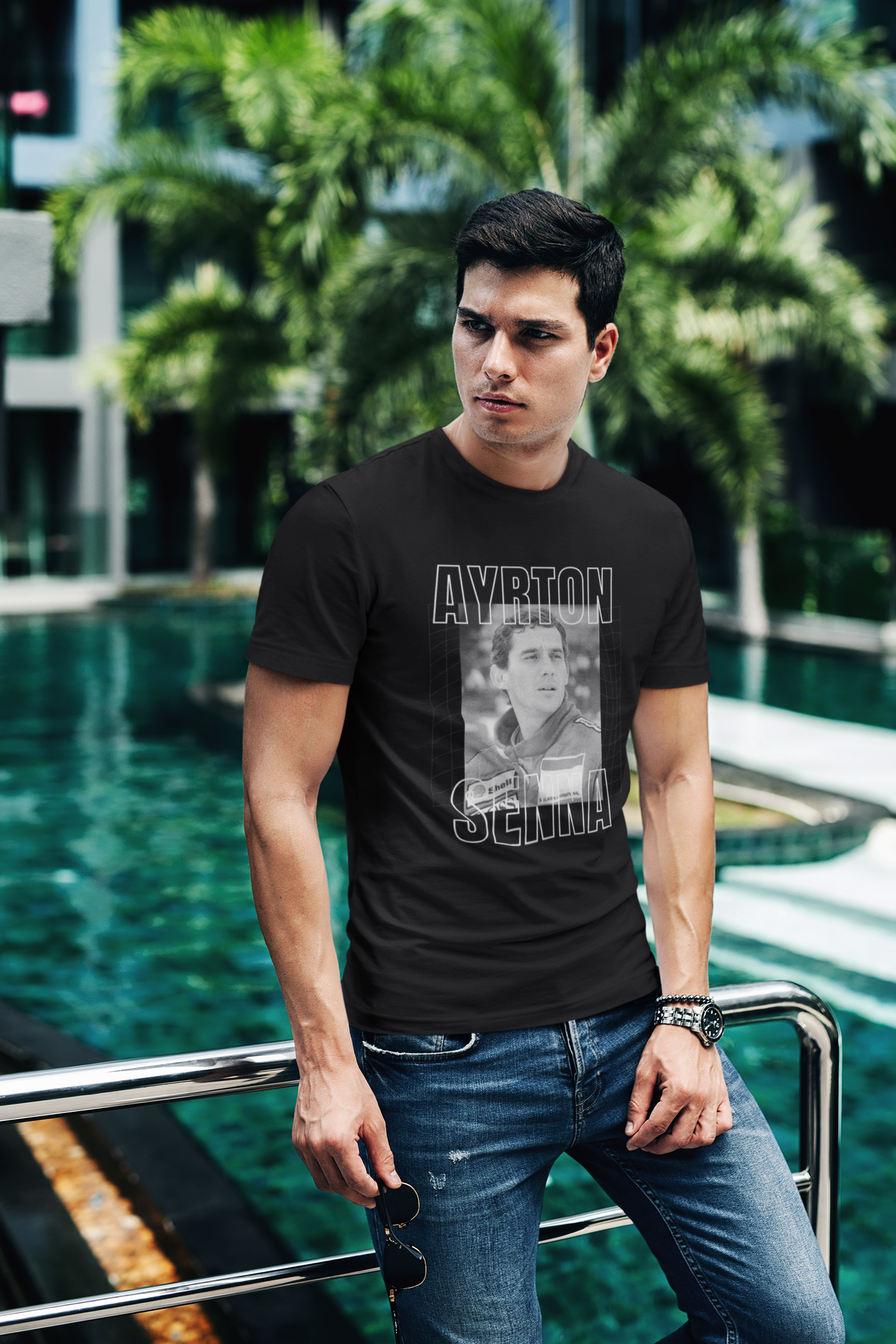 Ayrton Senna Tee Brazilian Idols Collection